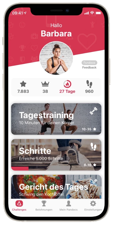 Fitness App für ein gesundes Leben